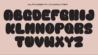 bubble font