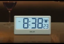 small wifi sync digital clock